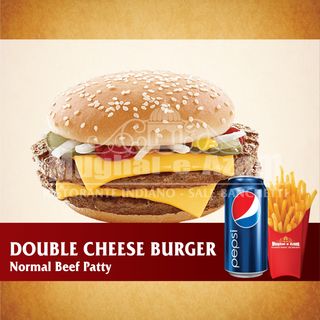 Double cheeseburger