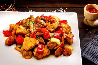 Tigaie picanta mixta