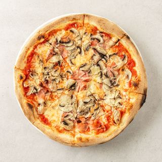 Prosciutto cotto e funghi