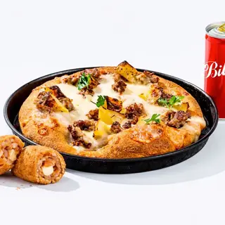 Combo Pizza Salsiccia + Suppli + Bibita