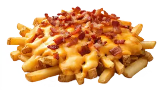 Batatas Fritas com Cheddar e Bacon