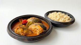 Soupe De Poisson & Attieke Ou Riz