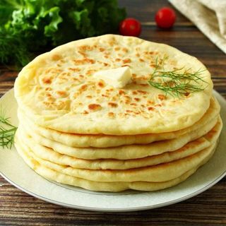 Хычины с сыром и зеленью