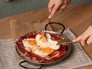 Boniato Roto con Burrata