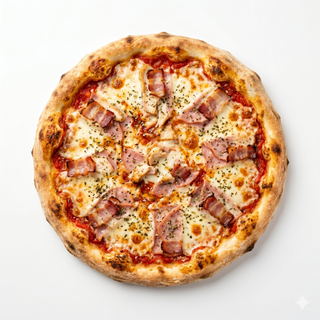 Pizza Pollo y Bacón (40 Cm.)