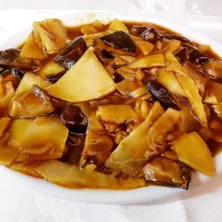 A91. Bambú Y Setas Chinas Salteadas