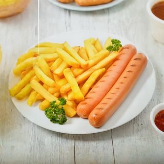 сосиски с фри