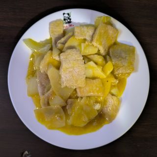 68 Maiale in salsa curry