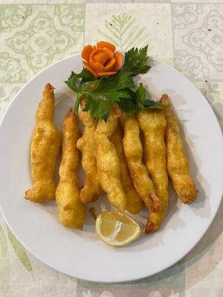 Langostinos Fritos Rebozados