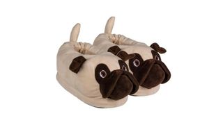 Kapcie mops rozm 33-34 PLUSZOWE PIESEK