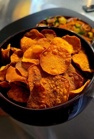 Chipsuri de cartofi dulci