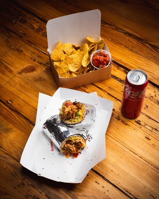 Zestaw Kurczak Golden Gate Burrito