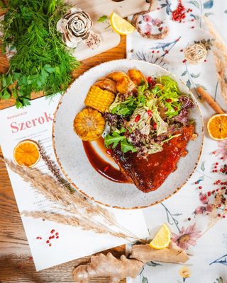 Wiejskie żebra z wieprza