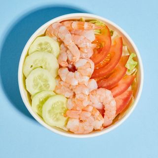 Insalata di gamberi menù