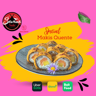 Makis Quente 8 Peças - Manga quejo Special