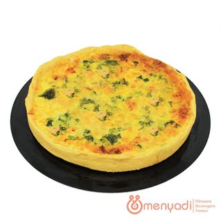 QUICHE SAUMON EPINARD 6/8P