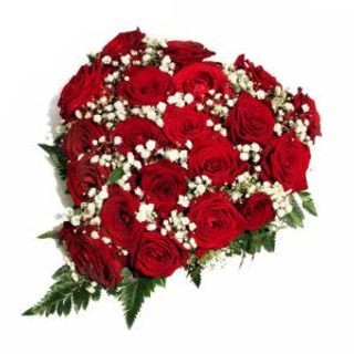 Cuore di rose e gissofila