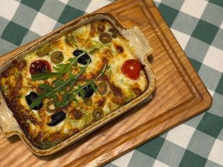 Шпинатна лазанья з лососем (350g)