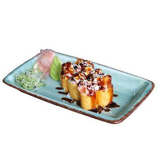 Вулкан със сьомга, запечена с Терияки сос (150г)