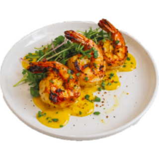  PLAT GAMBAS GRILLÉES   