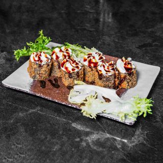 142. Philadelphia salmone fritto - 6 pezzi