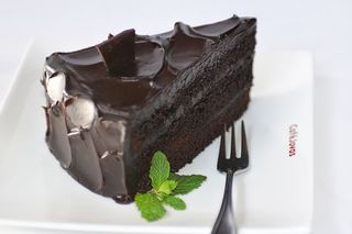Chocolate Fudge Cake Slice