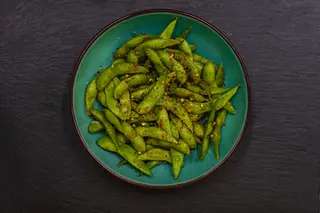 Edamame garlic
