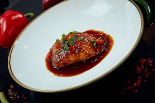 File de somon glazurat