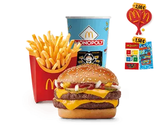 McMenú Cuarto de Libra Doble