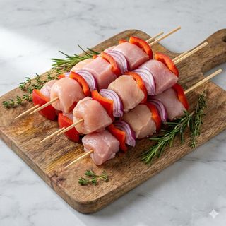 Spiedini di pollo e tacchino 500g