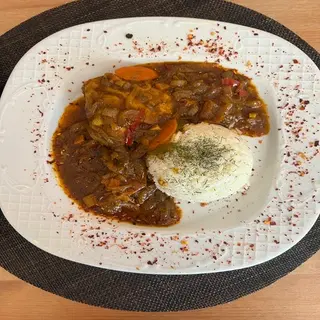 Chaxobili con arroz