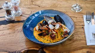 Risotto cu fructe de mare