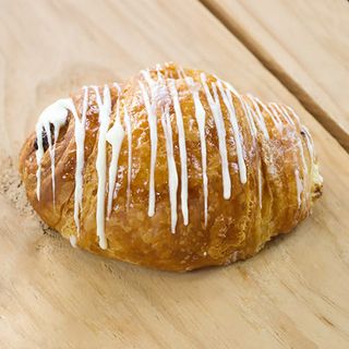 Croissant grande chocolate blanco