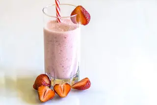 Strawberry frape