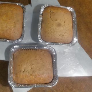 Banana bread slice