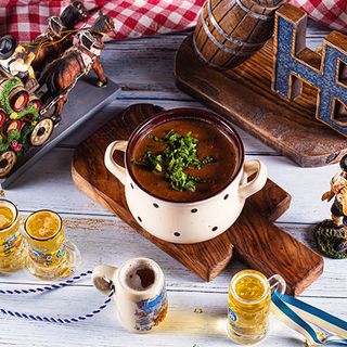 ლობიო ქოთანში 500 გრ + 1ც მჭადი