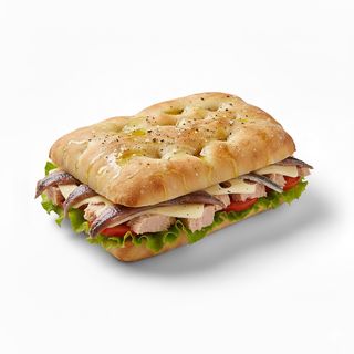 Schiacciata con acciughe