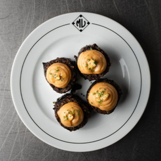 15 Morcilla de Burgos cruixent amb poma rostida