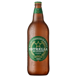 Cerveza Estrella Levante Botella (1 Lt.)