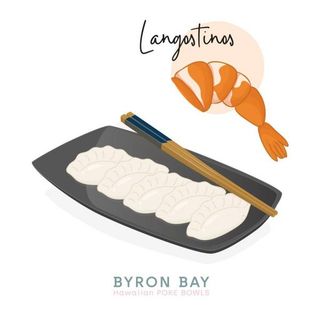 Gyozas de langostinos