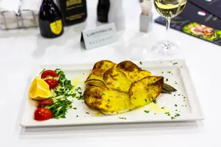 Filetto di orata in crosta di patate