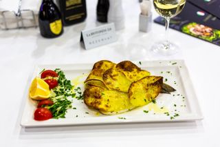Filetto di orata in crosta di patate