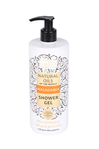 Gel de dus Vellie cu ulei de Macadamia, 500 ml