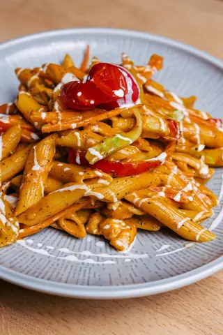 Penne curry