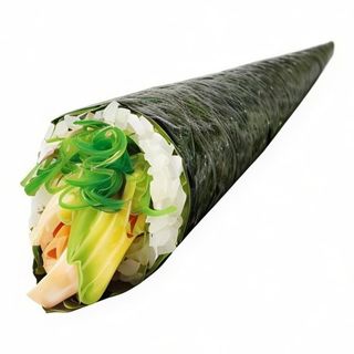 49-Temaki Aguacate Pepino Wakame (1 Pz.)