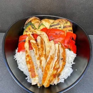 Chicken veg rice