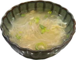 Sopa de pollo con Fideo鸡肉粉丝汤