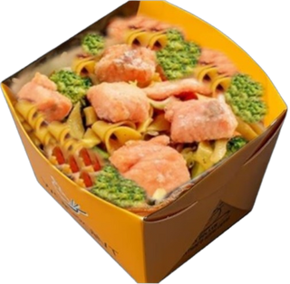 Вок с семгой (450гр)