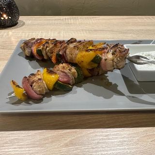 Szaszłyk z polędwiczek wieprzowej