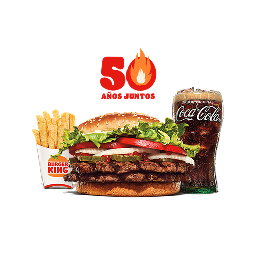 Menú Doble Whopper® Grande